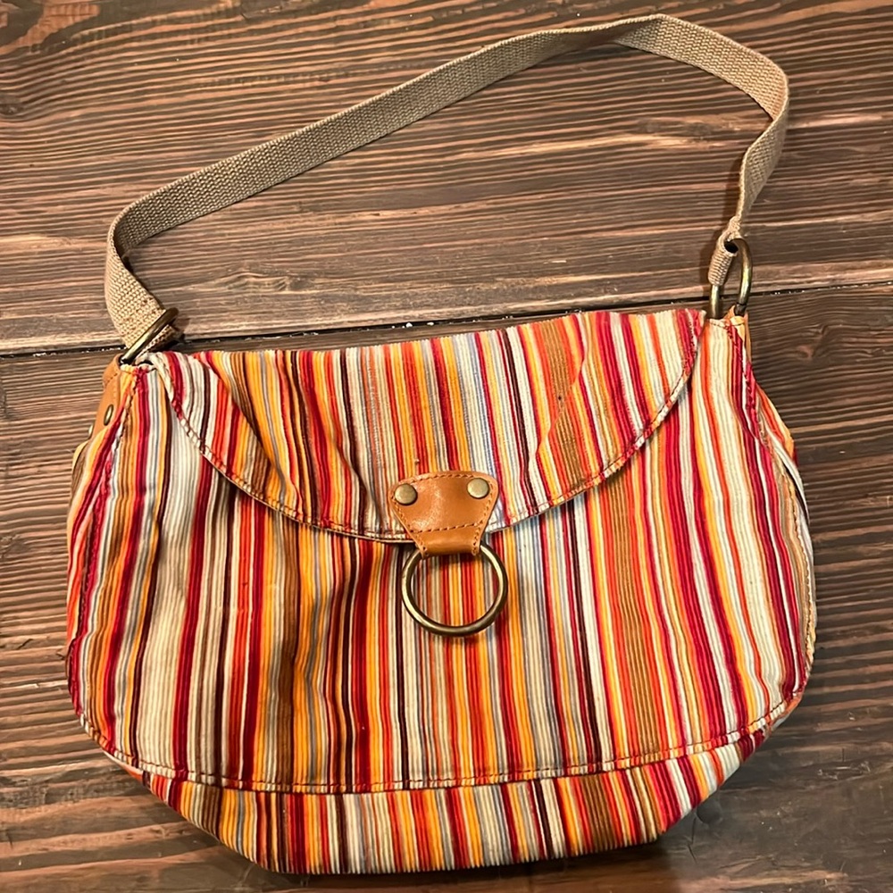 The Gap - corduroy type material - colorful stripes